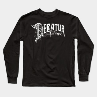 Vintage Decatur, IL Long Sleeve T-Shirt